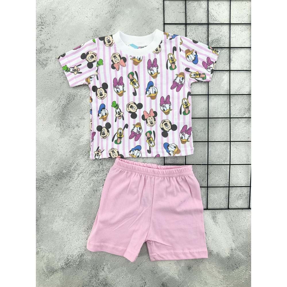 ERN BABY 0109 MİNNİE MOUSE TAKIM - PEMBE - 24 AY