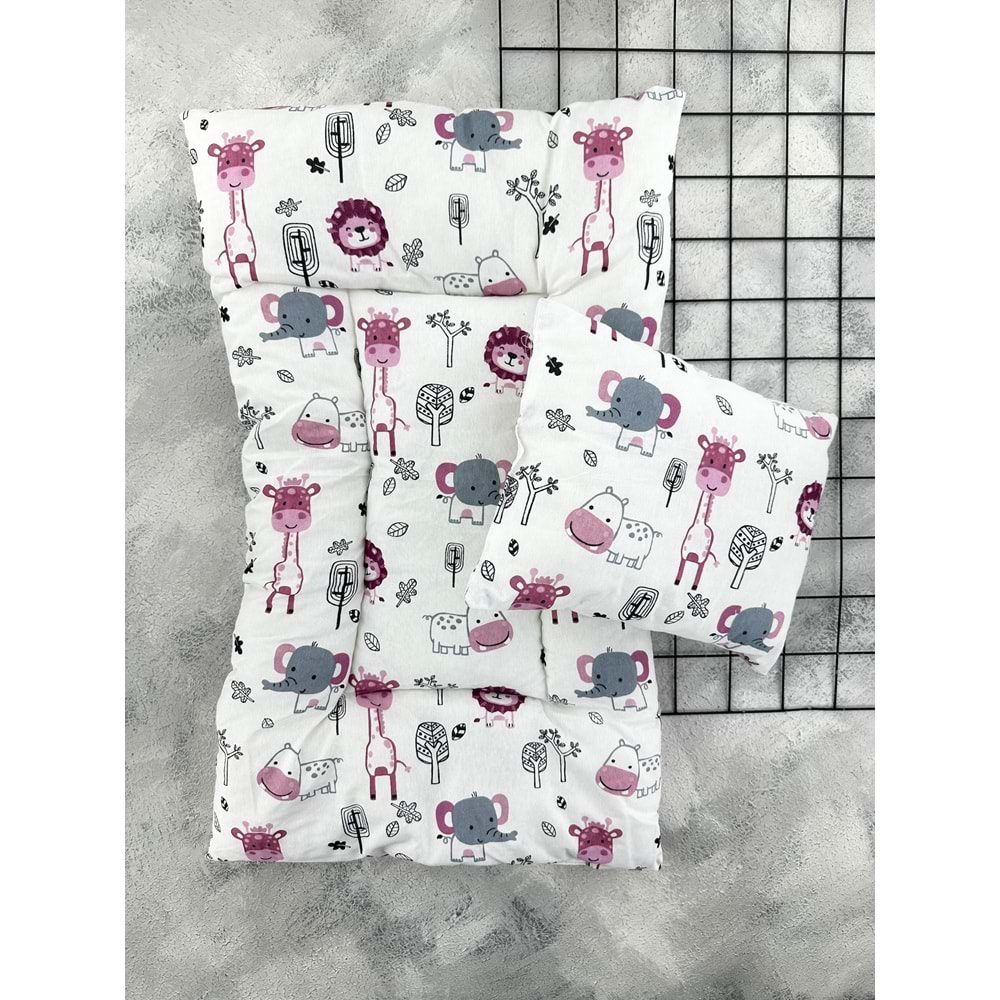 ALİŞ 017 SAFARİ MİNDER YASTIK SET - PEMBE