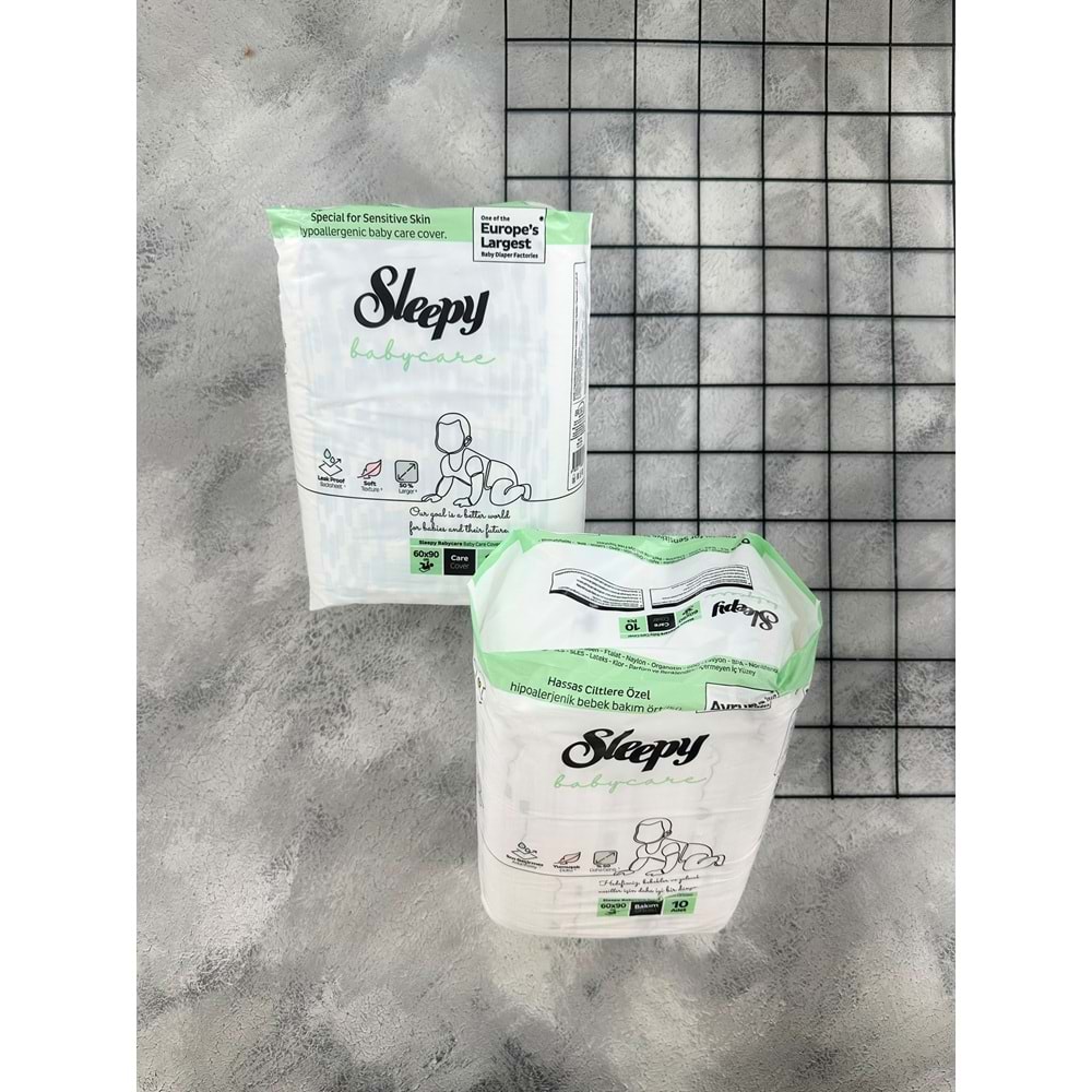 SLEEPY BAEBK BAKIM ÖRTÜSÜ 60*90 EBAT 10 ADET