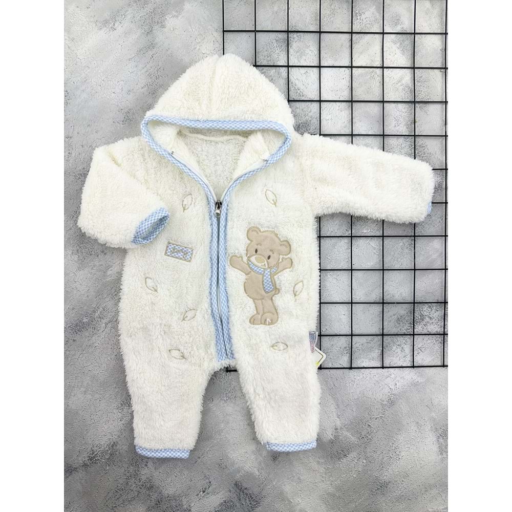 STORYBABY 16033 MUTLU AYICIK WELSOFT TULUM - KREM MAVİ - 9-12 AY