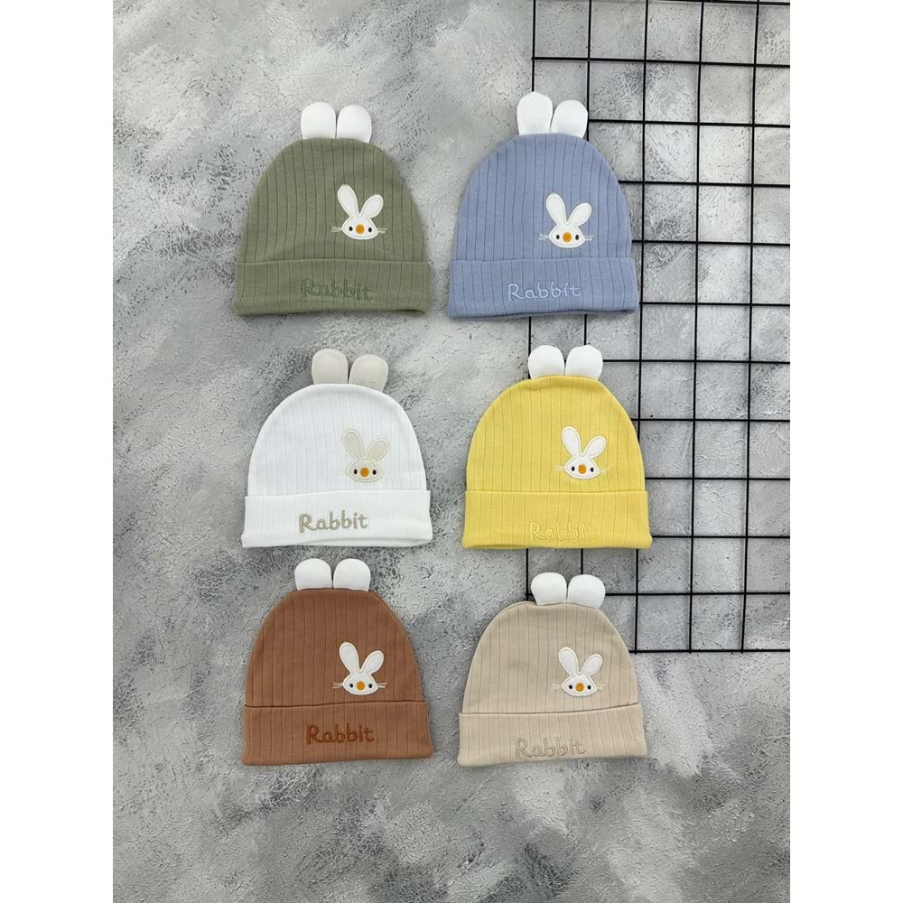 KAYRA 6156 RABBIT BERE - KİREMİT - 0-6 AY