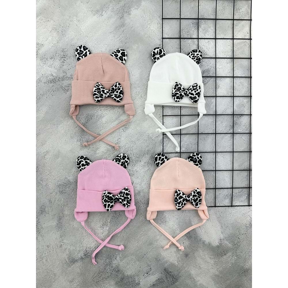 KAYRA 6129 LEOPAR BAĞCIKLI BERE - MÜRDÜM - 0-6 AY