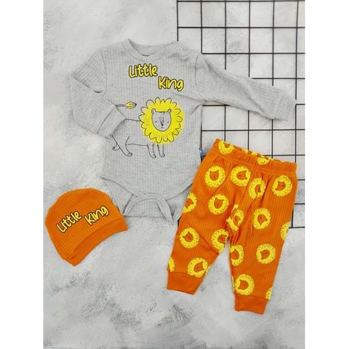 NAZAR 24540 ASLAN BASKILI 3 LÜ TAKIM