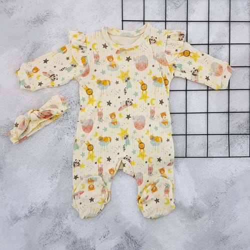 BABAYMİİ 0219 ORGANİK PANDA PATİKLİ TULUM