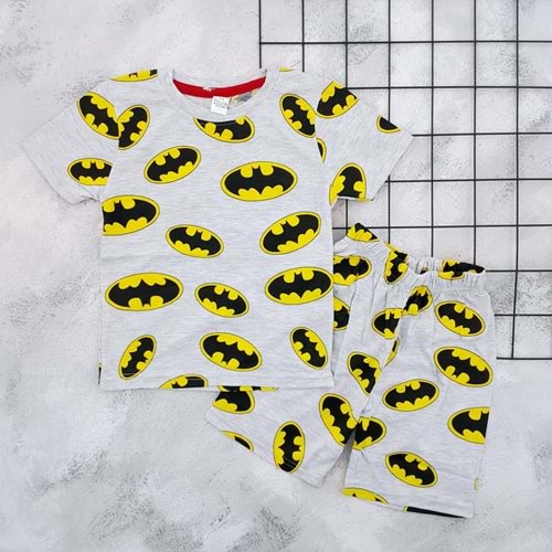 KARAKTERLİ 2032 BATMAN ŞORT TAKIM
