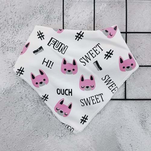 MİNİTOY 367 SWEET BEBE FULAR - PEMBE