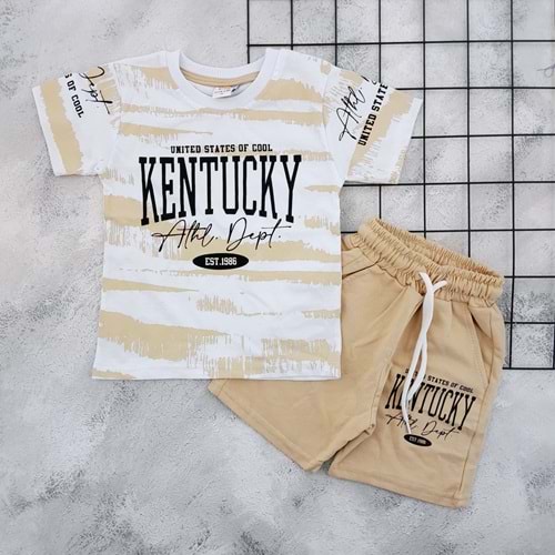 BDB 3108 KENTUCKY BASKILI ŞORT TAKIM