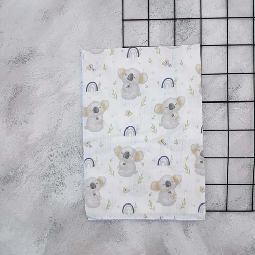 CİX 525 KOALA MÜSLİN BATTANİYE 80*90 - MAVİ
