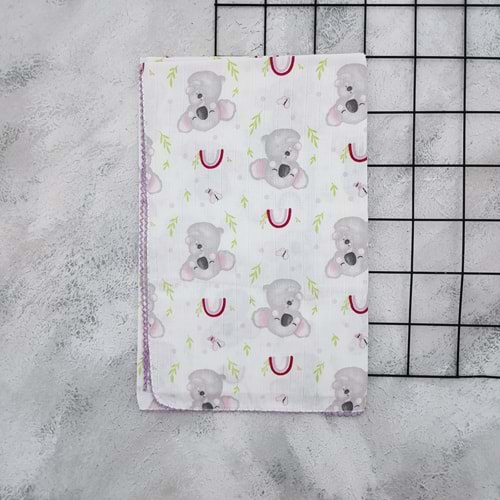 CİX 525 KOALA MÜSLİN BATTANİYE 80*90 - PEMBE