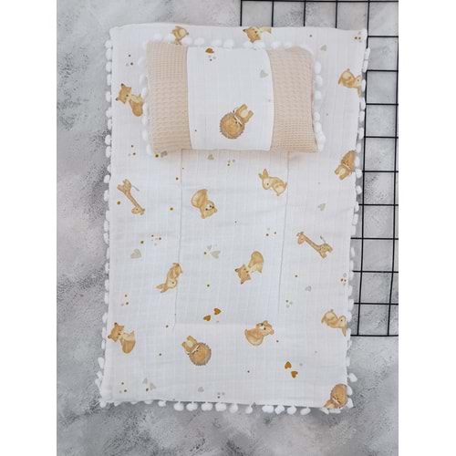 SLEEPY BABY 20245 HAYVANLAR WAFFLE MÜSLİN ALTAÇMA