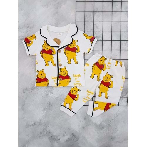 MİNİ LOVE 8307 WİNNİE THE POOH PİJAMA TAKIM