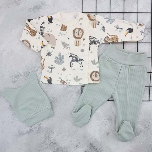 BABYCAN 9416 HAYVANLAR ALEMİ 3 LÜ ZIBIN TAKIM