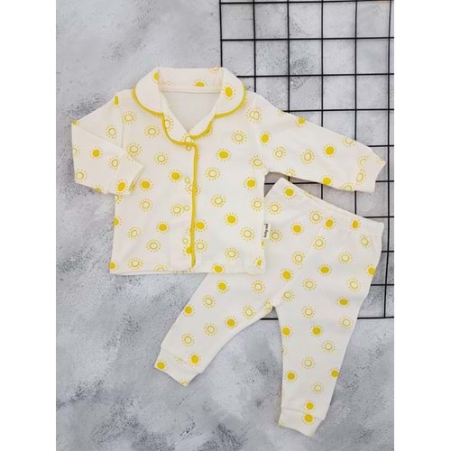 BABYCAN 2413 GÜNEŞ BASKILI PİJAMA TAKIM