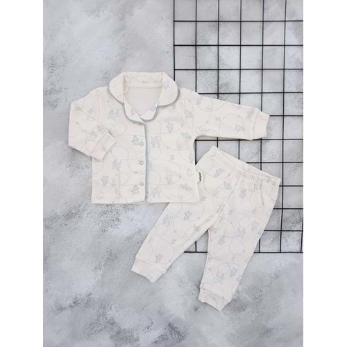 BABYCAN 2423 TAVŞAN BASKILI PİJAMA TAKIM