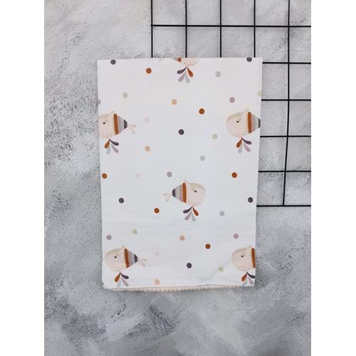 CİX 531 BALIK MÜSLİN BATTANİYE 80*90 - PEMBE