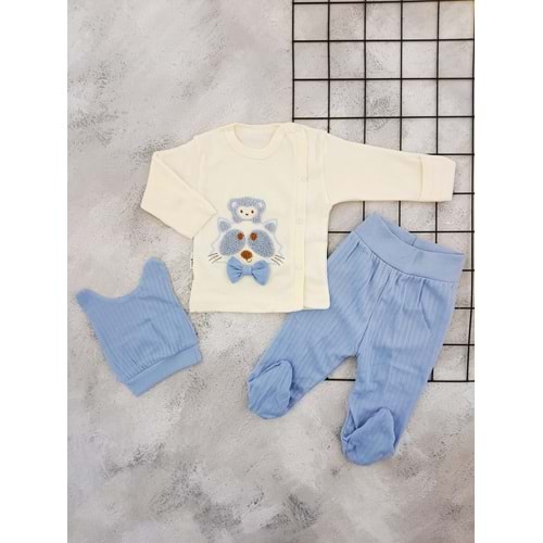 BABYCAN 9402 PAPYONLU RAKUN 3 LÜ ZIBIN TAKIM