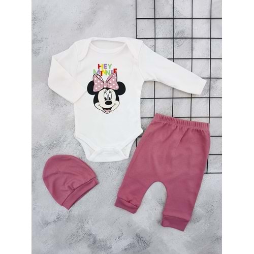 GÜLŞAH 0013 MINNIE BASKILI BADİ TAKIM