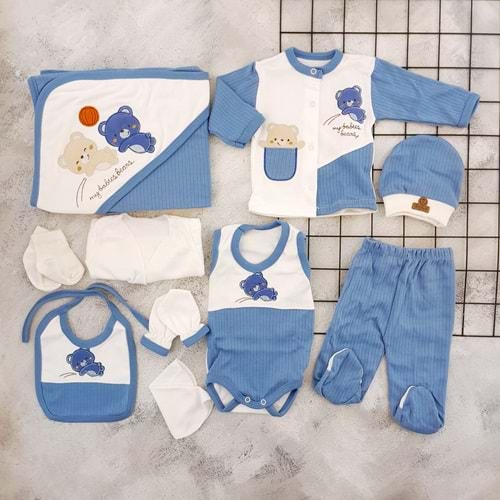 CONCON 1660 CEPLİ AYILAR ORGANİC 10 LU ZIBIN SET