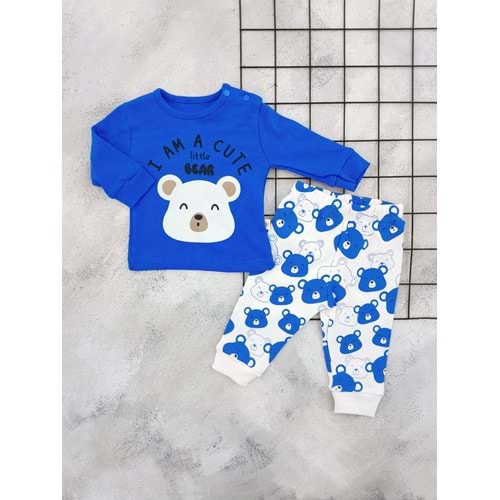 AİRBABY 135 AYICIKLAR BASKILI MEVSİMLİK TAKIM