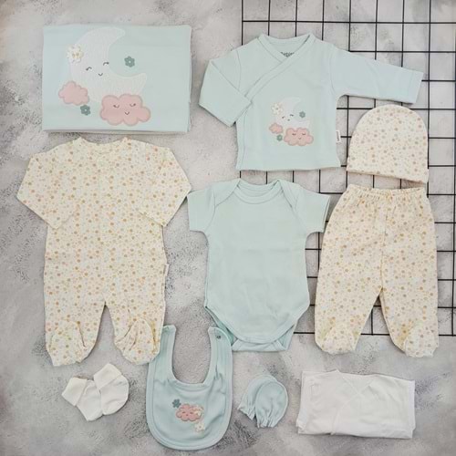 BEBİTOF 10123 SEVİMLİ AYBALAM 10 LU ZIBIN SET - MİNT
