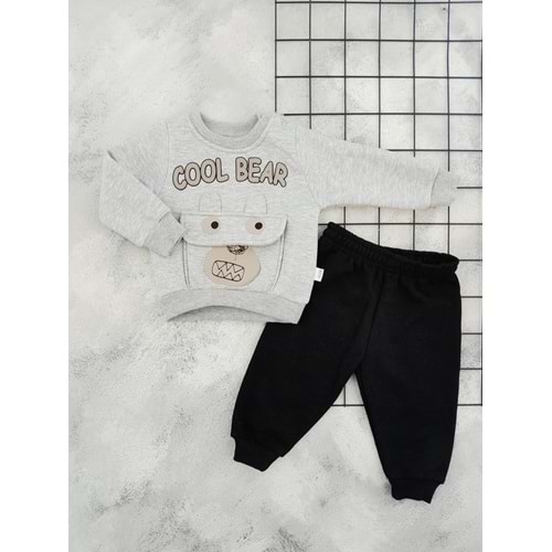 NAZAR 25928 COOL BEAR BASKILI 3 İP TAKIM