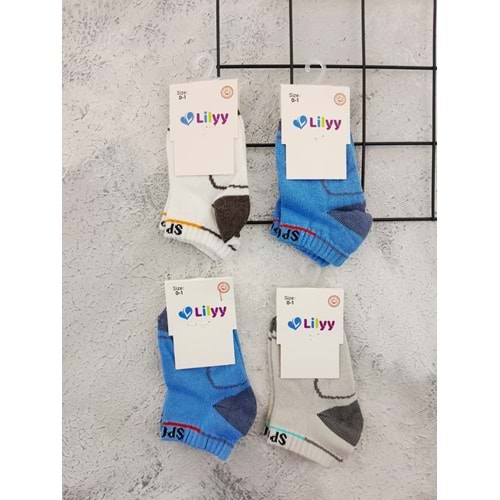 LİLYY 600 SPORT 4 LÜ ÇORAP SET