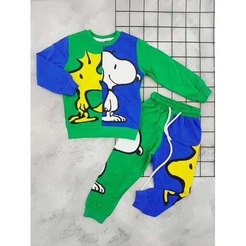 Z&R 7879 SNOOPY BASKILI MEVSİMLİK TAKIM