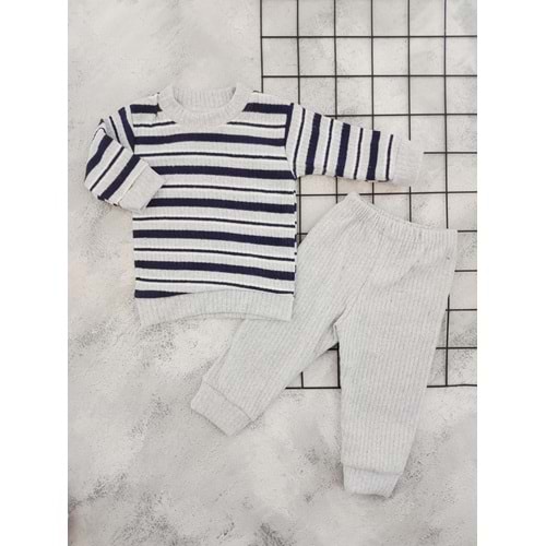 BEBEMER 9999 RENKLİ ÇİZGİLİ İÇLİK TAKIM