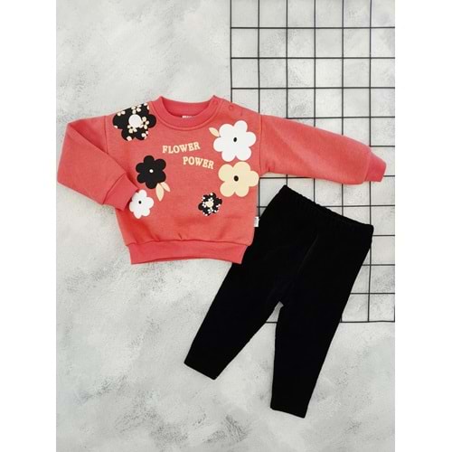 NAZAR 25952 FLOWER POWER BASKILI 3 İP TAKIM