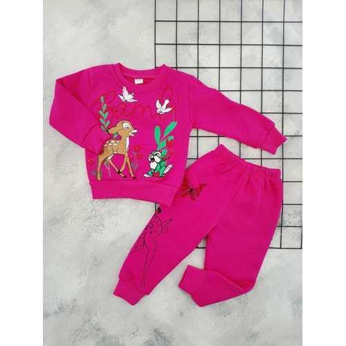 GİDDY KİDS 6824 BAMBİ BASKILI 3 İP TAKIM