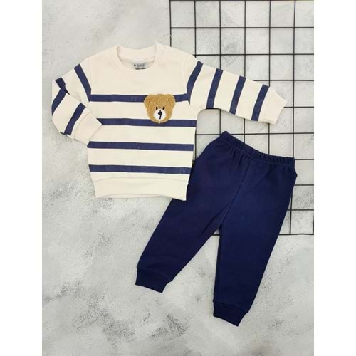 NİKUBY 45087 ÇİZGİLİ SÜZENE AYICIK MEVSİMLİK TAKIM