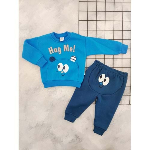 NAZAR 25826 HUG ME BASKILI 3 İP TAKIM