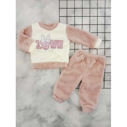 GÜLSEN 650 LOVE NAKIŞLI WELSOFT POLAR TAKIM