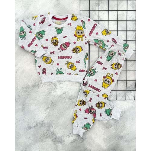 KARAKTERLİ 1715 FİYONKLU LABUBU İÇİ PAMUKLU TAKIM