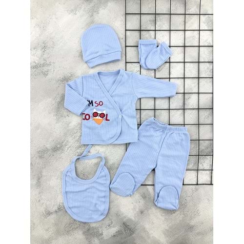 MİNİK 1009 COOL NAKIŞLI 5 Lİ ZIBIN SET