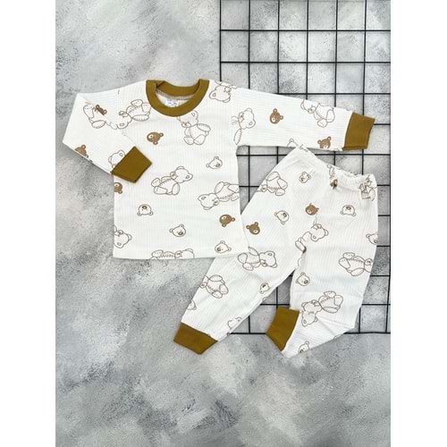 ÇUM ÇUM 1317 OTURAN AYI PİJAMA TAKIM