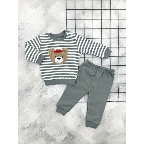 NİKUBY 45298 ŞAPKALI AYI MEVSİMLİK TAKIM