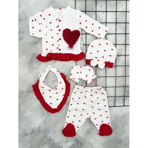 COŞAY 24207 LASSE KALPLİ YENİDOĞAN 5 Lİ SET