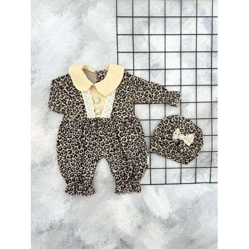 COŞAY 0078 LEOPARLI TAŞLI TULUM (3-6-9AY)