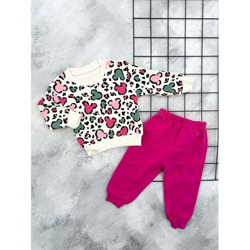 GONCA 834 LEOPAR MİNNİE BASKILI MEVSİMLİK TAKIM