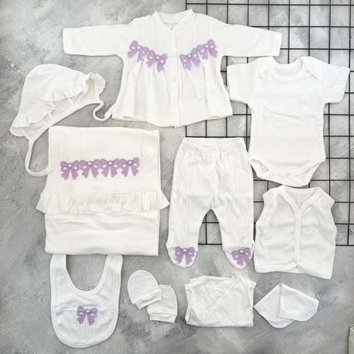BABY ZUHU 0959 İNCİLİ 11 Lİ ZIBIN SET
