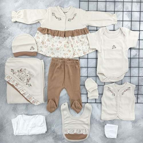 BABY ZUHU 0953 TAVŞANLAR 11 Lİ ZIBIN SET