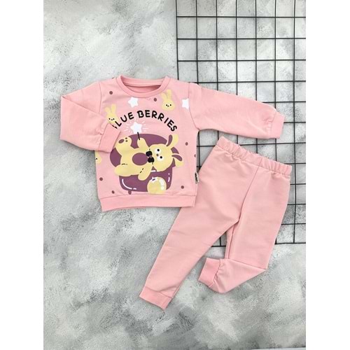 BAMBU 4524 TAVŞAN BASKILI MEVSİMLİK TAKIM