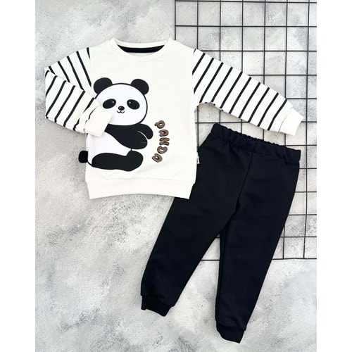 BAMBU 4528 PANDA BASKILI MEVSİMLİK TAKIM