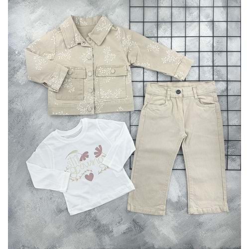 ECOO 3789YAPRAK BASKILI CEKET TAKIM