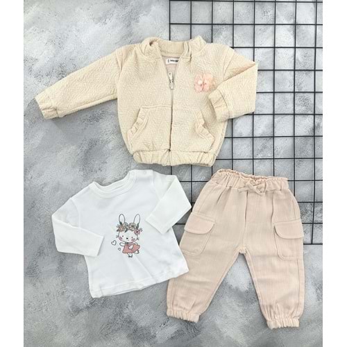 BEBİÇO 5426 MÜSLİN CEKET TAKIM