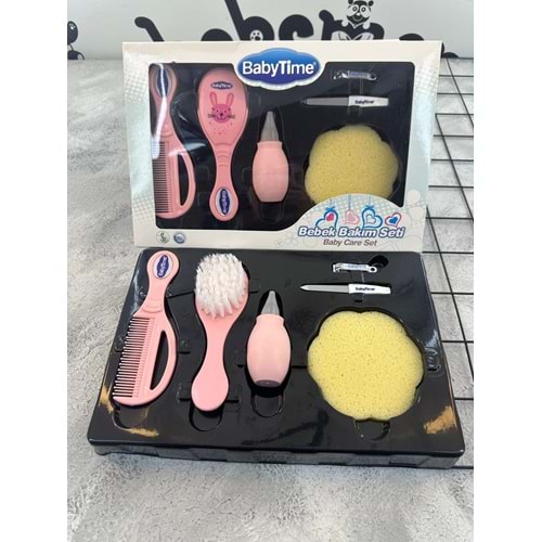 BABYTİME 512 BEBEK BAKIM SETİ - PEMBE