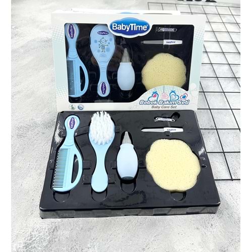 BABYTİME 512 BEBEK BAKIM SETİ - MAVİ