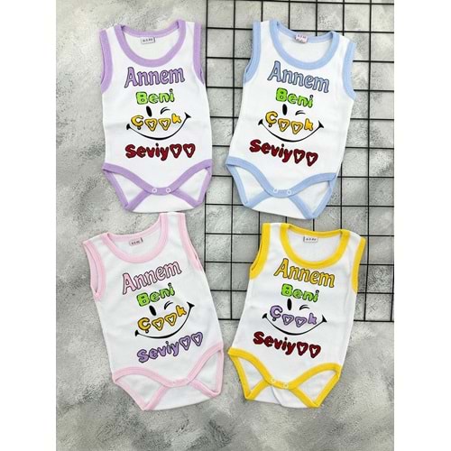 MSA ANNEM BENİ ÇOK SEVİYOR YAZILI BADİ