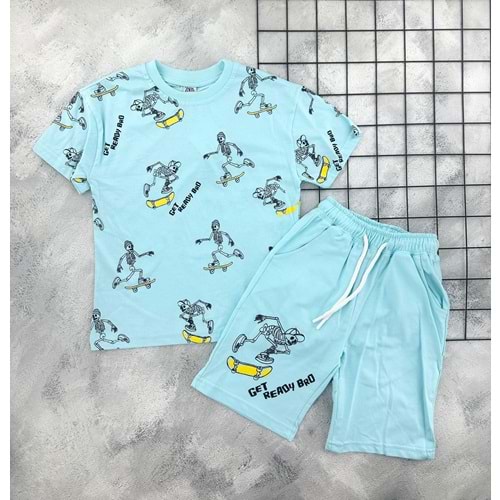 ZR 7026 İSKELET KAYKAY BASKILI TAKIM (8-12 YAŞ)